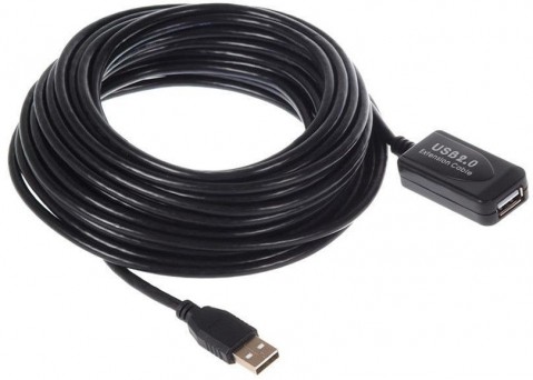 Laidas - Ilgiklis USB 2.0 (K-L) 10m 